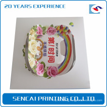 Cheap Wholesale Custom Printed Matt Lamination Art Paper Cake Box